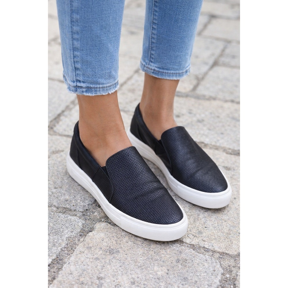 Black Women Vince Camuto Causal Loafers Sneakers Slip-On On Size 6M normcore‎